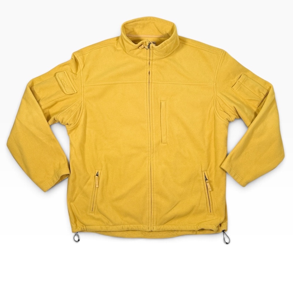 Duluth Trading Shoreman Fleece Windproof Jacket Men 2XL Tall Full Zip Utility